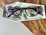 Botanical Sunshine coffin Glasses Tray/ trinket dish