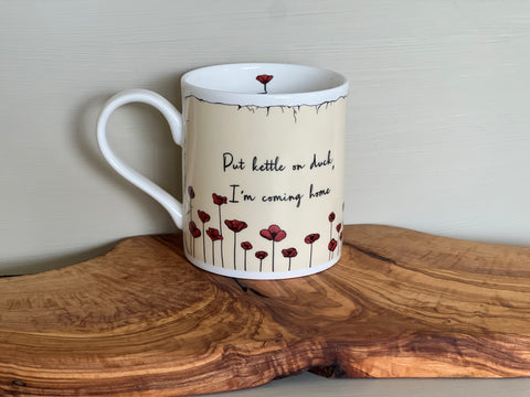Poppy Fine Bone China Mug