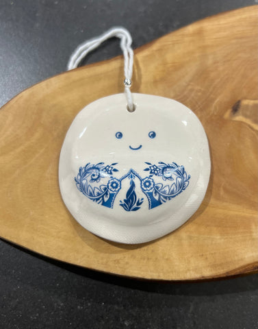 Happy Willow Teabag decoration- Circle