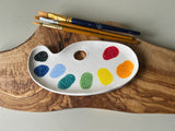 Paint Palette design Tray/ trinket dish
