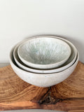 Set of 3 moon bowls