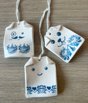 Happy Willow Teabag decoration- Rectangle