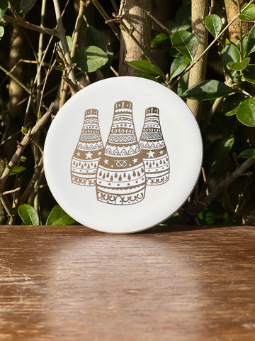 Round Trio Coaster