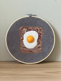 Ceramic Egg on Toast - hoop art
