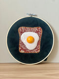 Ceramic Egg on Toast - hoop art