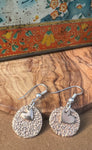 Oatcake Heart Earrings