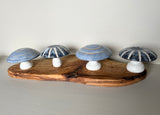 Ceramic mushrooms