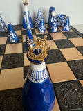 Staffordshire Ceramic Chess Set