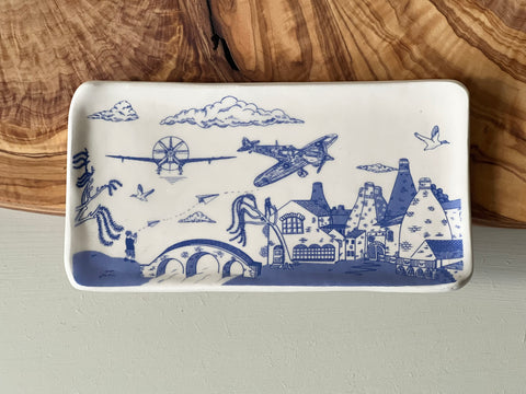 Spitfire Willow Glasses Tray/ trinket dish