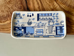 Country Kitchen Glasses Tray/ trinket dish