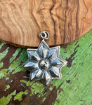 Vintage Silver - Snowflake Pendant
