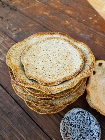 Ceramic oatcake trinket dish