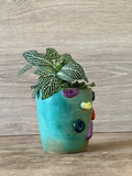 Climbing Wall Succulent Plant Pot- Moss Green SAMPLE