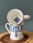 Bohemian Teardrop Fine Bone China Mug