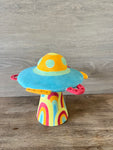 Retro UFO Jewellery Holder Sculpture
