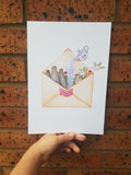 Love from Stoke Envelope Print