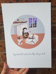 Breaking the mould Clarice art print