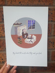 Breaking the mould Spitfire art print