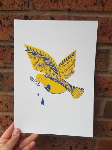 Dove for Ukraine Fundraiser Print