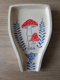 Toadstool Ceramic Spoon Rest
