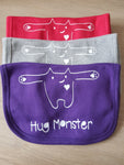 Hug Monster Baby Bib