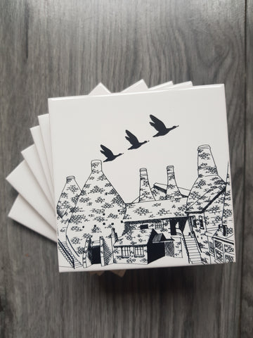 Linear Kilns Ceramic Coaster