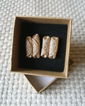 Bronze Oatcake Cufflinks