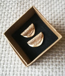 Bronze Oatcake Cufflinks