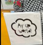 Ay Up World Baby Vest