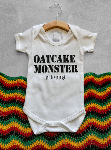 Oatcake Monster Baby Vest