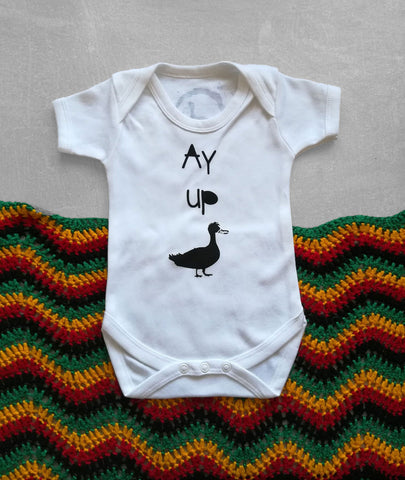 Ay up Duck Baby Vest