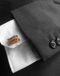 Bronze Oatcake Cufflinks