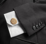 Bronze Oatcake Cufflinks