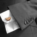 Bronze Oatcake Cufflinks