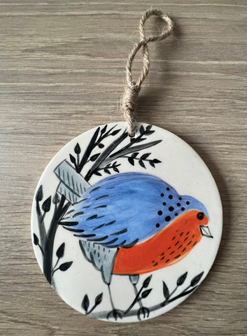 Ceramic Robin Decoration