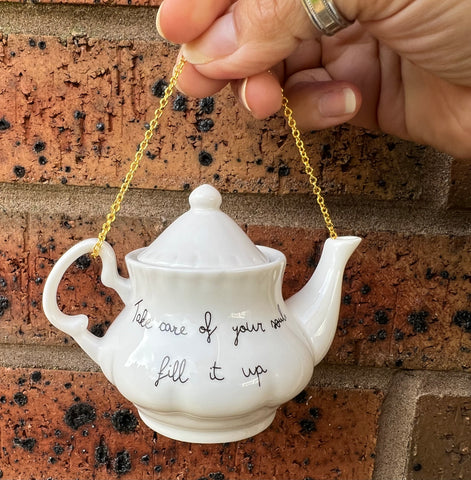 ‘Pour’ Miniature Teapot Decoration