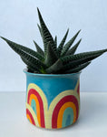 Retro rainbow pot