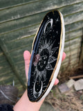 Sun and Moon Oval Dish