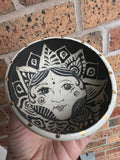Sun doll ceramic bowl
