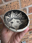 Sun doll ceramic bowl