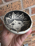 Sun doll ceramic bowl