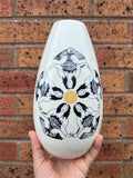 Purple Zen Flower  Teardrop Vase