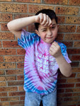 Limited edition Tie Dye T-shirt - Pink and Blue Age 9-11
