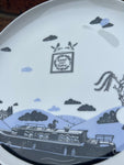 10 inch Canal Boat Plate