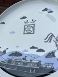 10 inch Canal Boat Plate
