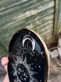 Sun and Moon Oval Dish
