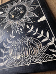 Ceramic Sun Tarot card