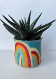Retro rainbow pot