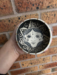 Sun doll ceramic bowl