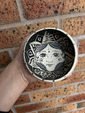 Sun doll ceramic bowl